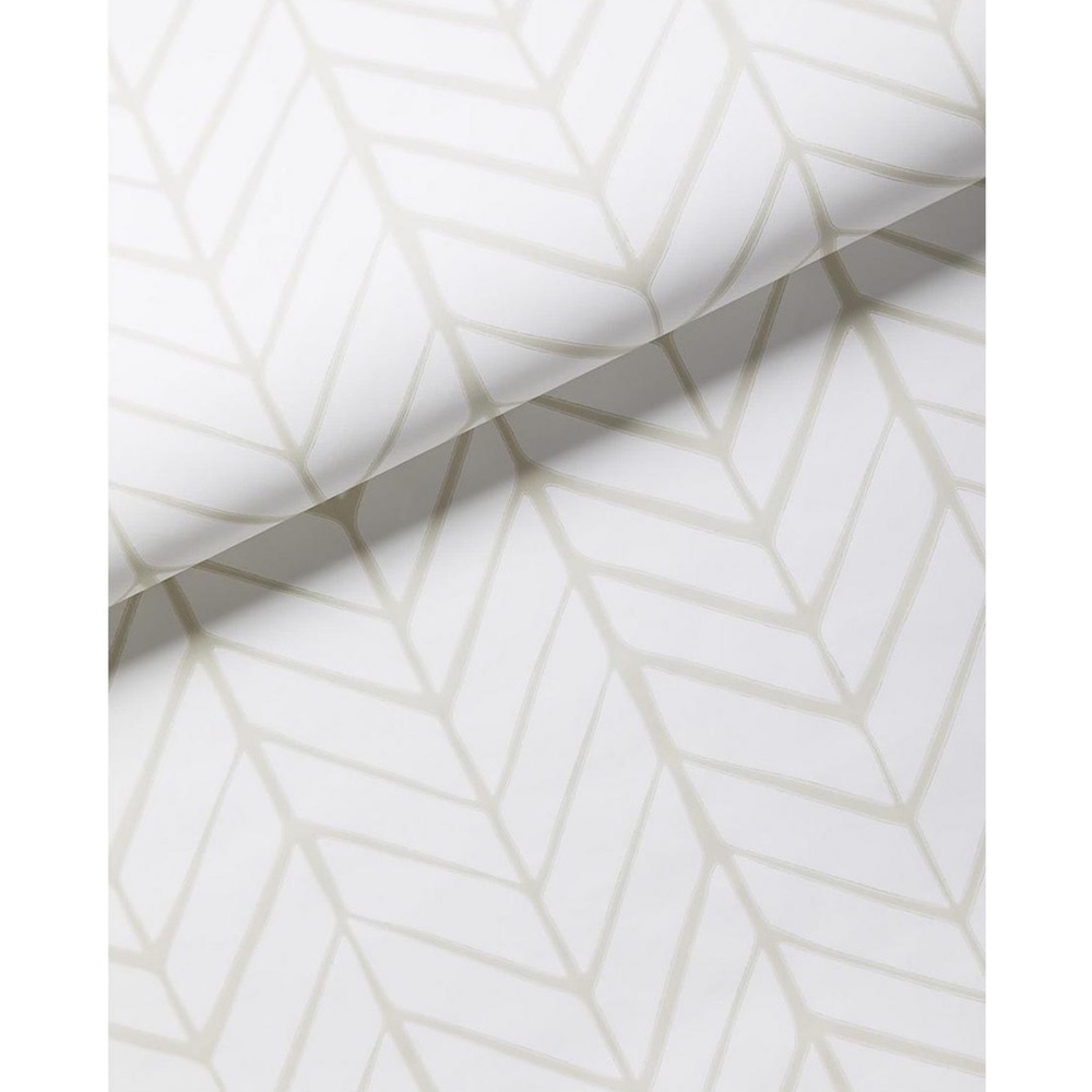 Lot of 1 - Serena & Lily Feather Wallpaper in Bone WPPR4-02 - New in Packaging